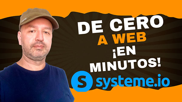 Creación de páginas web con Systeme.io en pocos minutos